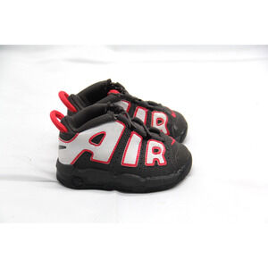 Nike Air More Uptempo Shoes Toddler 5C Gray Ash White Black Sneakers DH9722 200